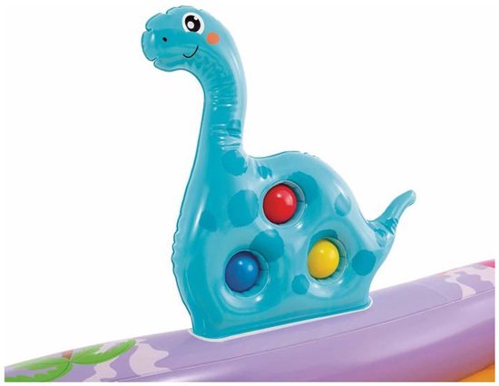 Intex Opblaasbaar speelzwembad - Dino Park - met glijbaan - 201x157x69cm
