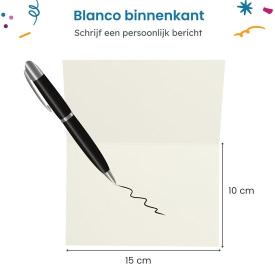 Partizzle 36x Wenskaarten met Enveloppen Set - Zonder Tekst - Leuke Ansichtkaarten Versturen - Bloemen & Natuur - 15x10 cm