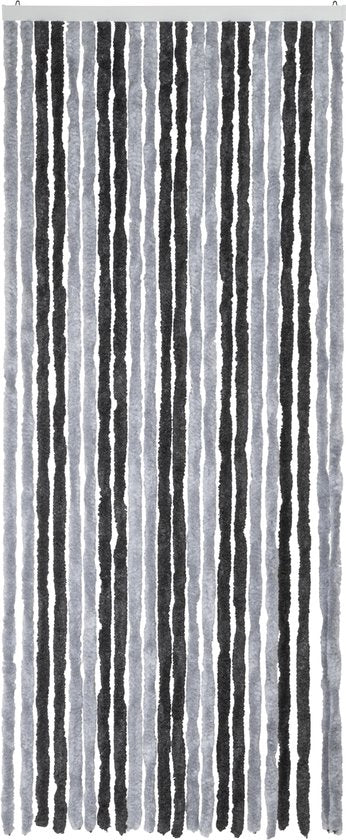 Arisol Vliegengordijn - Caravan - 'kattenstaart' - 185x56 Cm - Antraciet/Grijs
