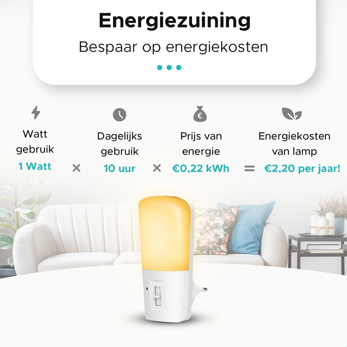 Qumax LED Nachtlampje Stopcontact 2 stuks - Dimbare Nachtlampjes met Sensor - Nachtlampje Babykamer - Nacht Lamp - Dag en Nacht Sensor - Kinderen & Baby - Wit