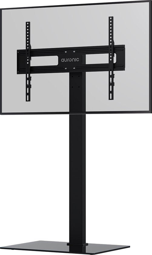 Auronic TV Standaard - TV Voet - In Hoogte Verstelbaar - Draaibaar - Kantelbaar - 32 tot 70 inch - Zwart