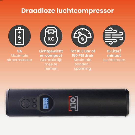 QLT Draadloze Luchtcompressor