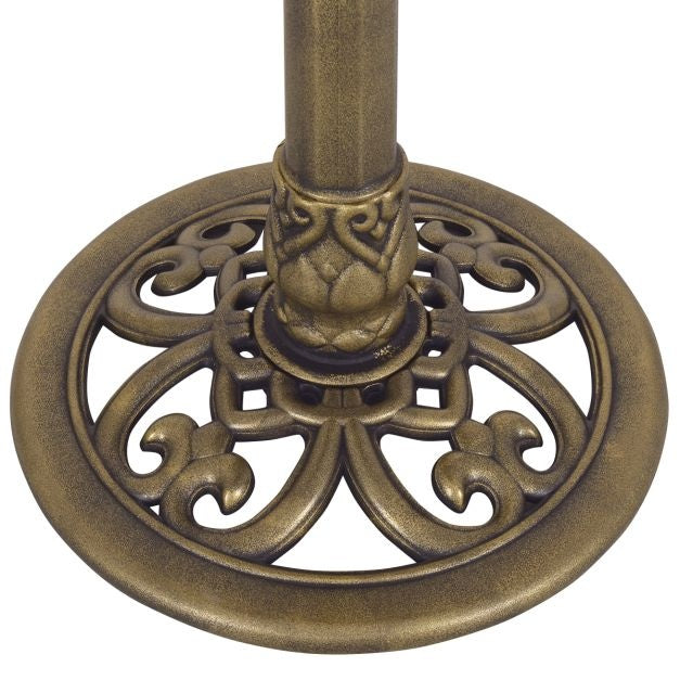 Coast Vogelbad - Vogelvoederhuisje - 76 cm Hoog - Brons