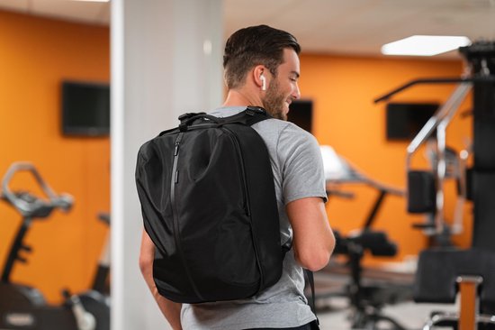 XD Design Flex Gym Bag - Anti-diefstal Rugzak - 16 tot 24 liter - Zwart
