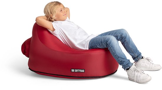 Softybag Kids stoel rood