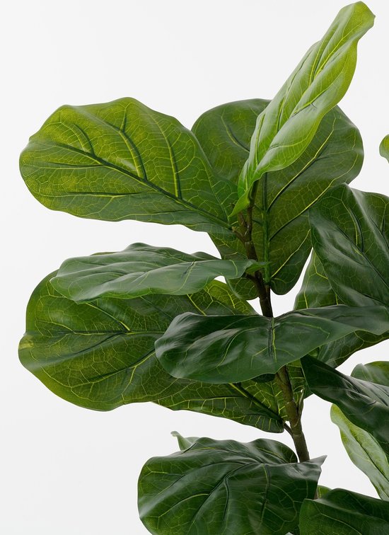 Mica Decorations Ficus Lyrata Kunstplant in Pot - H150 x Ø50 cm - Groen