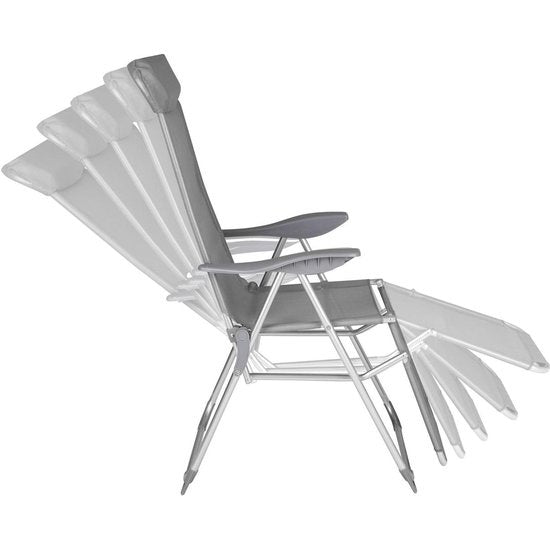 TecTake - Set van 2 klapstoelen tuinstoelen