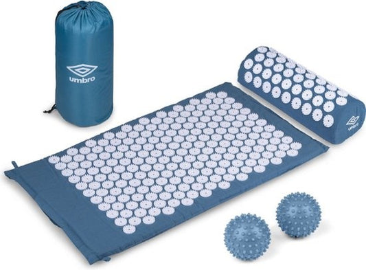 Umbro Spijkermat - Acupressuur Mat - Shakti Mat - Massage Mat - 42x71cm - Blauw