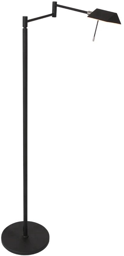 Steinhauer - vloerlamp - Retina - zwart - glas metaal - design lamp - LED - 3083ZW