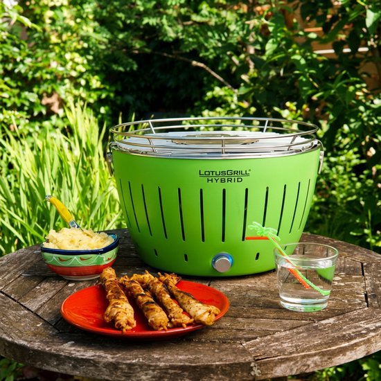 LotusGrill Classic Hybrid Tafelbarbecue - Ø350mm - Groen