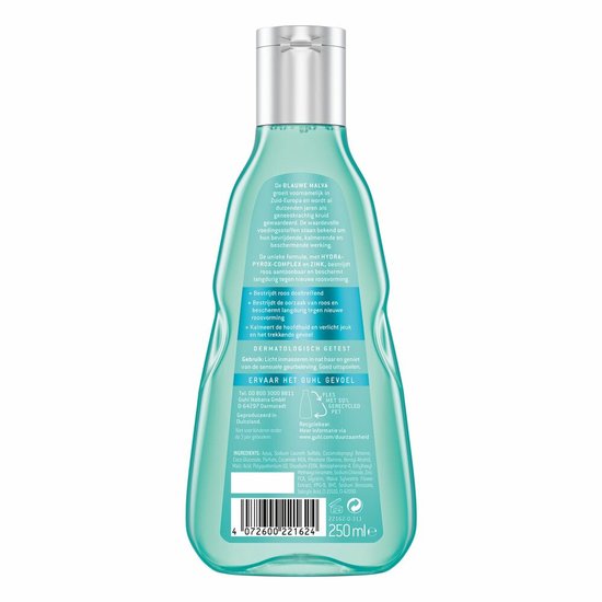 Guhl Shampoo Anti Roos - 4 x 250 ml - Voordeelverpakking