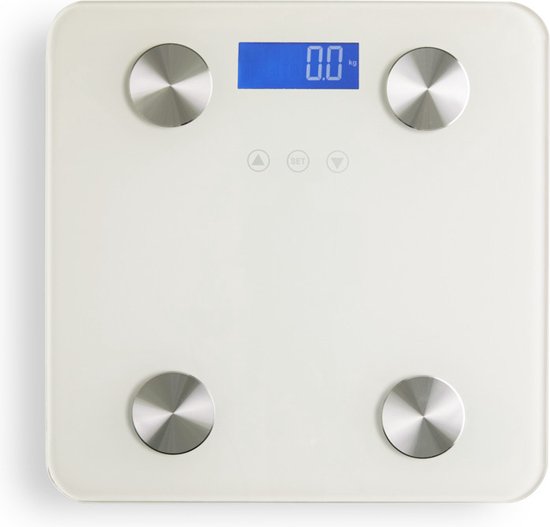 Technosmart Weegschaal – Personenweegschaal – Slim – Op Batterijen – 180 kg - 2 x 28 x 28 cm