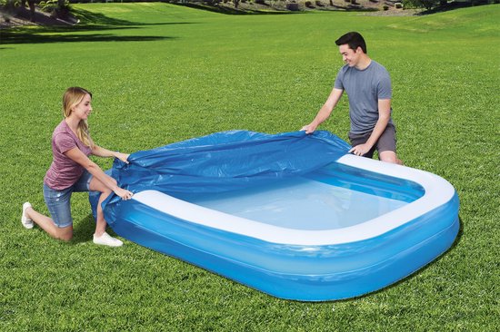 Bestway Afdekzeil Zwembad – Rechthoek 262 x 175 cm – Geschikt voor Opzetzwembad