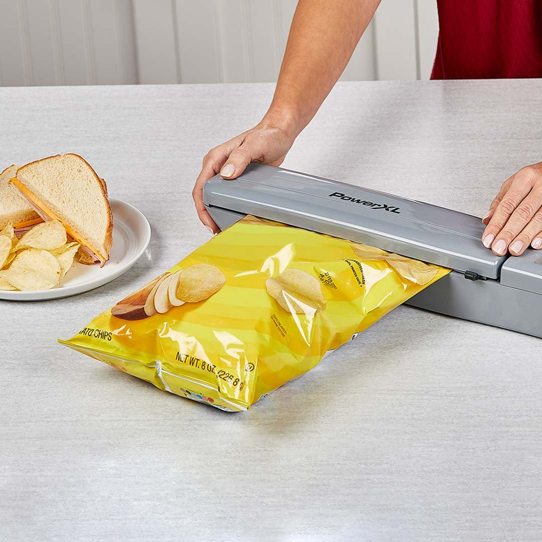 PowerXL Duo NutriSealer Vacuümapparaat - 6-in-1 Functie - Inclusief Folie en Zakjes - Houdt Voedsel 5x Langer Vers