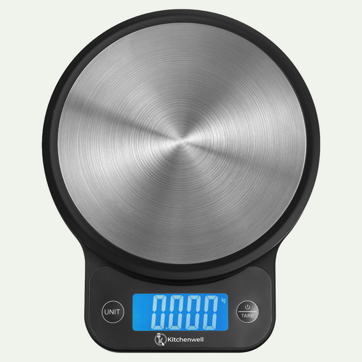 Kitchenwell Keukenweegschaal - Digitaal - 1g-10kg - LCD - Waterbestendig