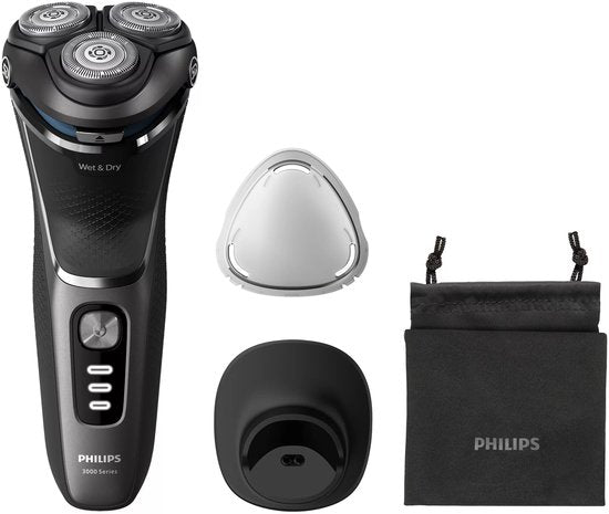Philips Shaver 3000 Series S3343/13 - Elektrisch scheerapparaat – met trimmer – mannen - Donkergrijs