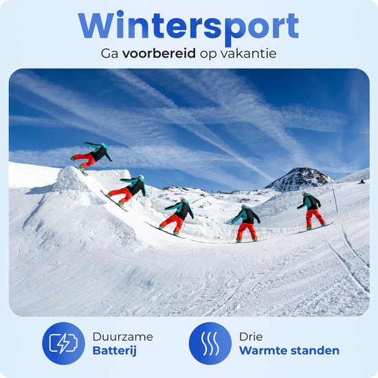Qualitá Verwarmde Sokken - Elektrische Sokken - Skisokken - Elektrische Verwarmde Sokken - Warmte Sokken - Maat L - 41-46