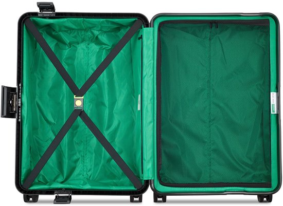 Delsey Paris x United Colors Of Benetton - Color Block - 66 cm Reiskoffer - Zwart