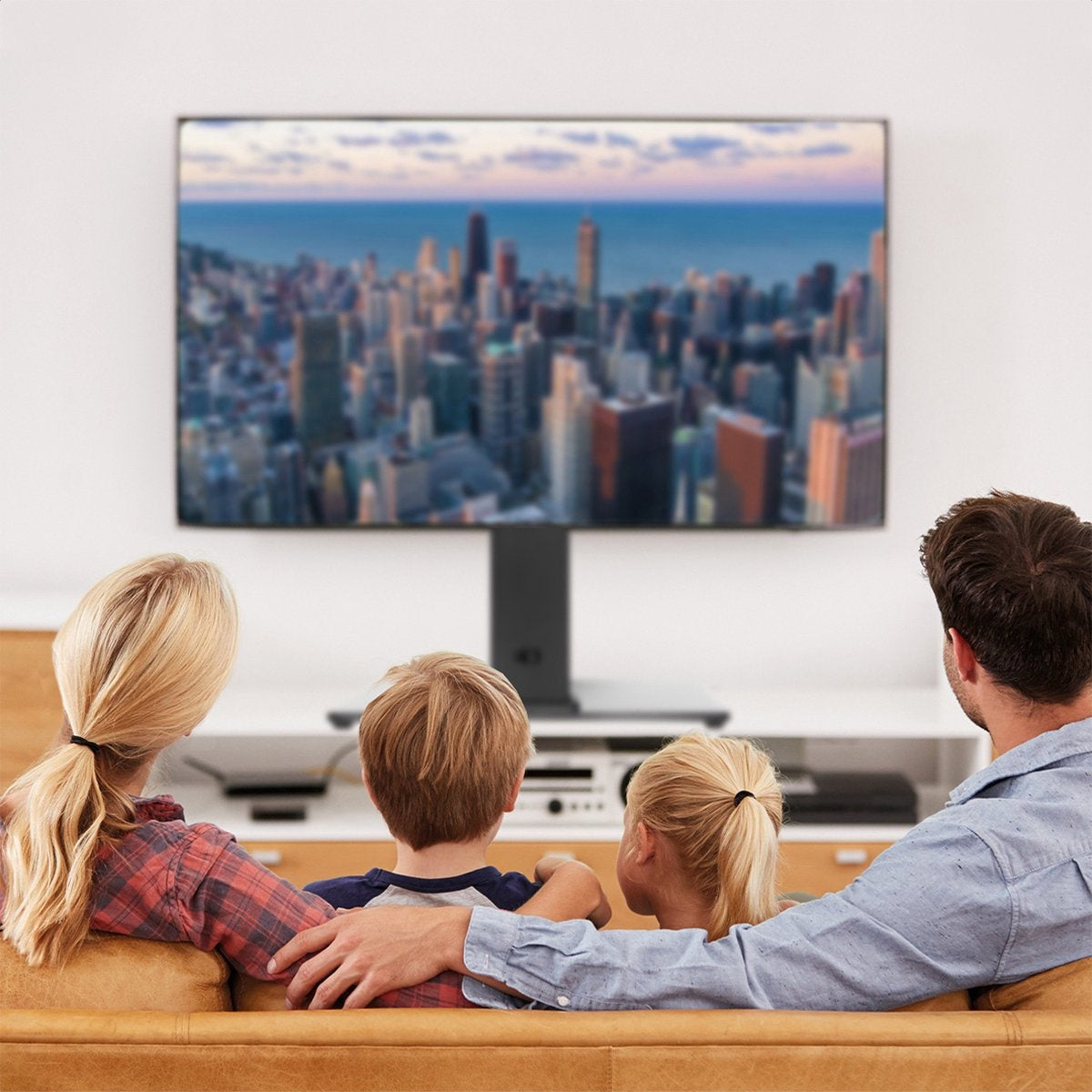 Auronic TV Standaard – Draaibaar – max. 40 kg –26 t/m 55 inch - 40 x 26 x 73,1 cm – Zwart