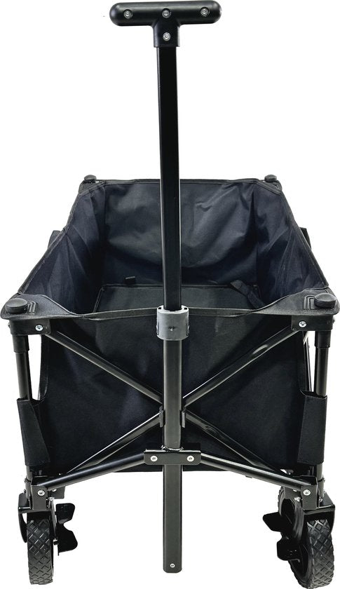 Bolderkar opvouwbaar - draaibare massieve wielen - stevig frame - 75 kg belastbaar