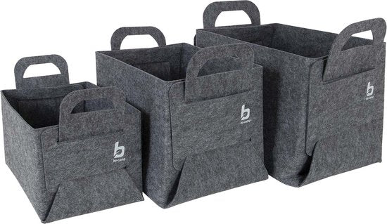 Bo-Camp - Urban Outdoor - Mand - Barnsbury - 3 Stuks - 3 Maten