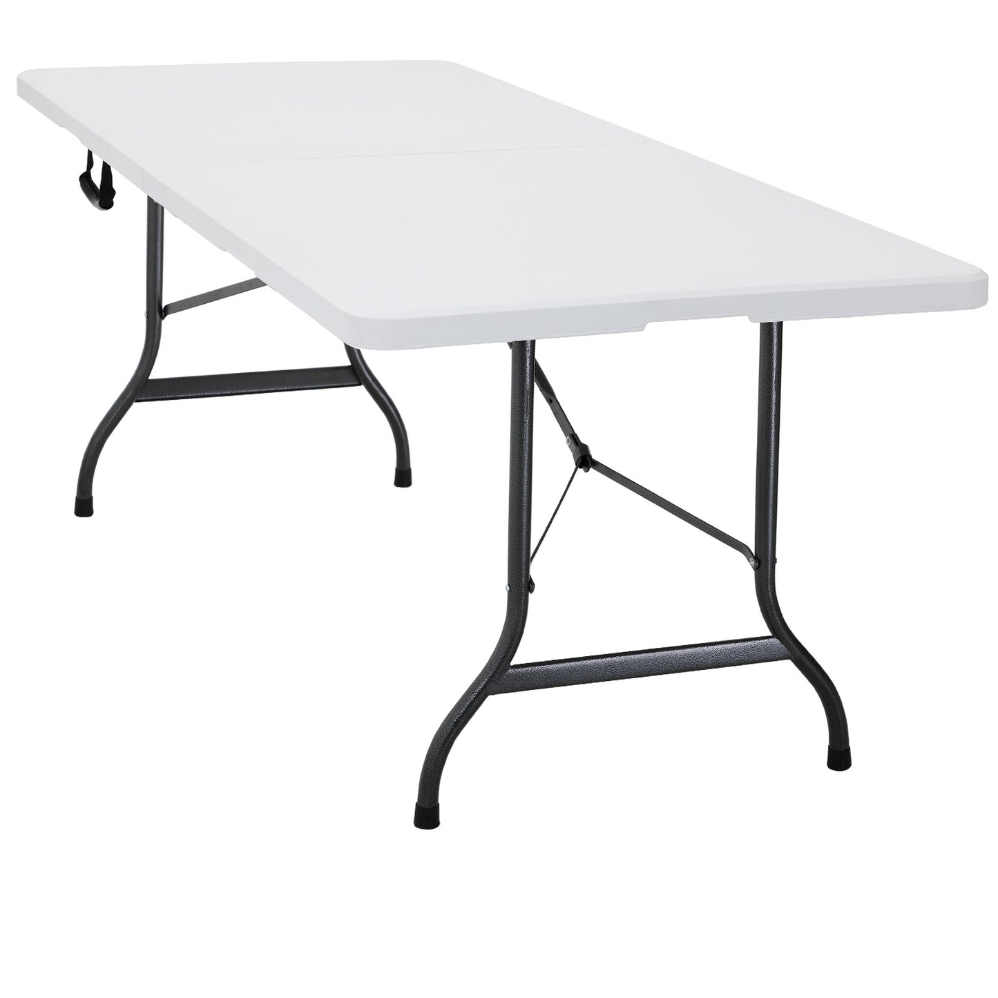 Casaria Tuintafel – 183x76cm Klapbaar Weerbestendig Draaggreep - Wit