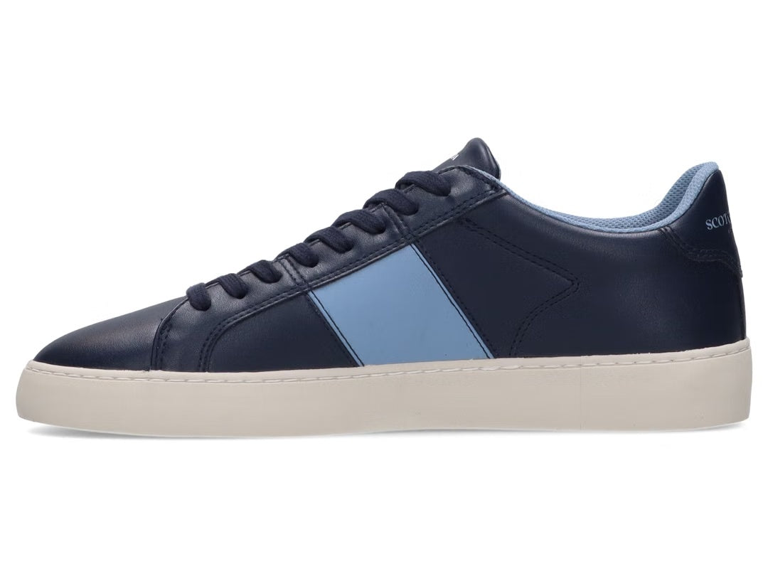 Scotch & Soda Ton Stripe Sneakers - Navyblauw - Heren - Maat 44