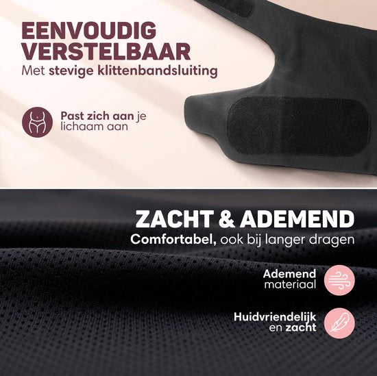 Vulpes Goods® Babycare - Buikband Zwangerschap - Verstelbare Zwangerschapsband - Buikband voor Zwangerschap - Onzichtbaar & Ademend - Buik & Rugsteun - Maat L - Bekkenband - Pregnancy Belt - Bekkenbrace - incl. Waszak