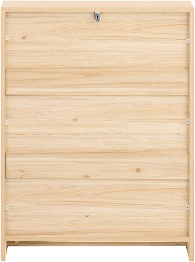 SoBuy Schoenenkast met 2 kleppen, schoenenkist, schoenenrek, schoenenopbergmeubel met 2 deuren, gangmeubel 60 x 24 x 80 cm, FSR160-N