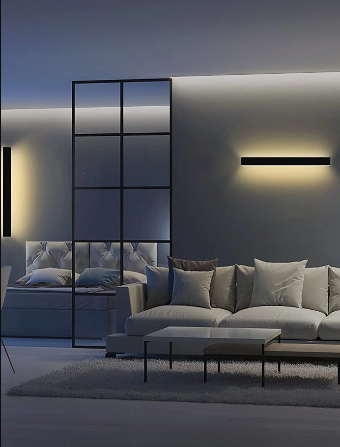 outdoor moderne led lamp - 90 cm - zwart