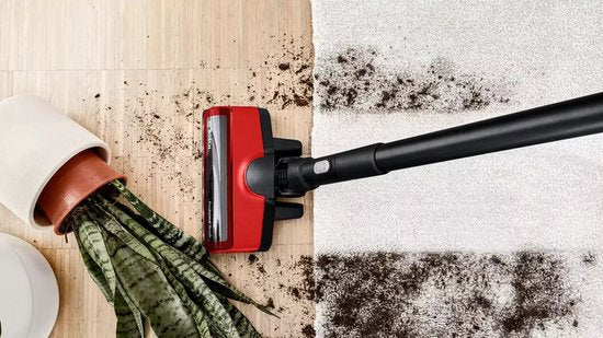 Bosch - Unlimited 8 - ProAnimal - BCS8214ANM - Steelstofzuiger - Zwart/Rood