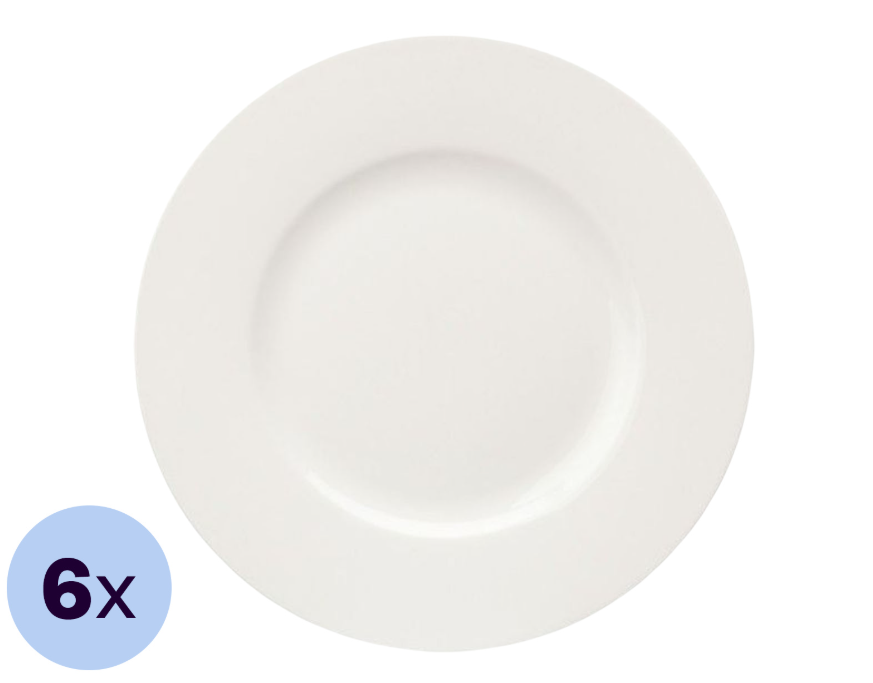 6x Vivo by Villeroy & Boch Ontbijtbord - Ø 22 cm