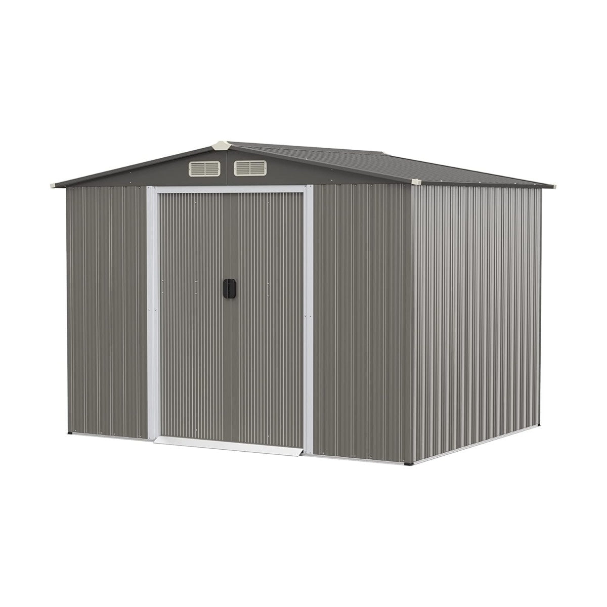 Coast Tuinhuis met Fundering & Dubbele Deuren - Lichtgrijs - 260x207x180cm