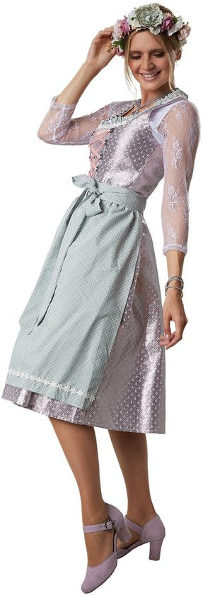 dressforfun - Midi-dirndl Oberammergau model 1 - XXL - Verkleedkleding carnaval - Oktoberfest - Verkleden - Feestkleding - Carnavalskleding - Feest - Partykleding