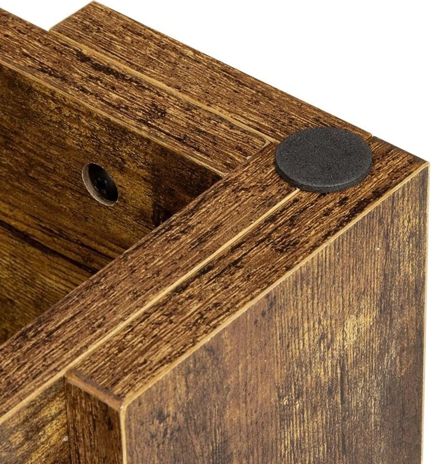Yaheetech Salontafel Met Lift-Top Functie – Voorzien Van Verborgen Opbergvak En Metalen Mechanisme En Onderste Plank – Voor Woonkamer En Kantoor – Vintage Bruin-zwart Mdf En Metaal – 98 x 50 x 41,8-55 cm