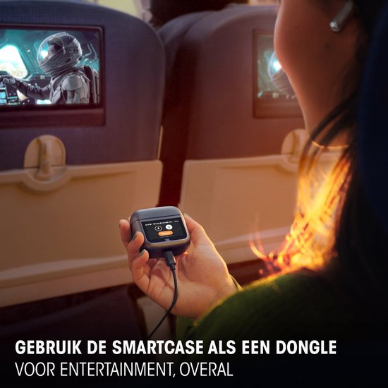 JBL Tour Pro 3 - Draadloze Oortjes met Noise Cancelling - Smart Case met Touchscreen - True Wireless Bluetooth - Hi-Res Audio (LDAC) - 50 uur - Zwart