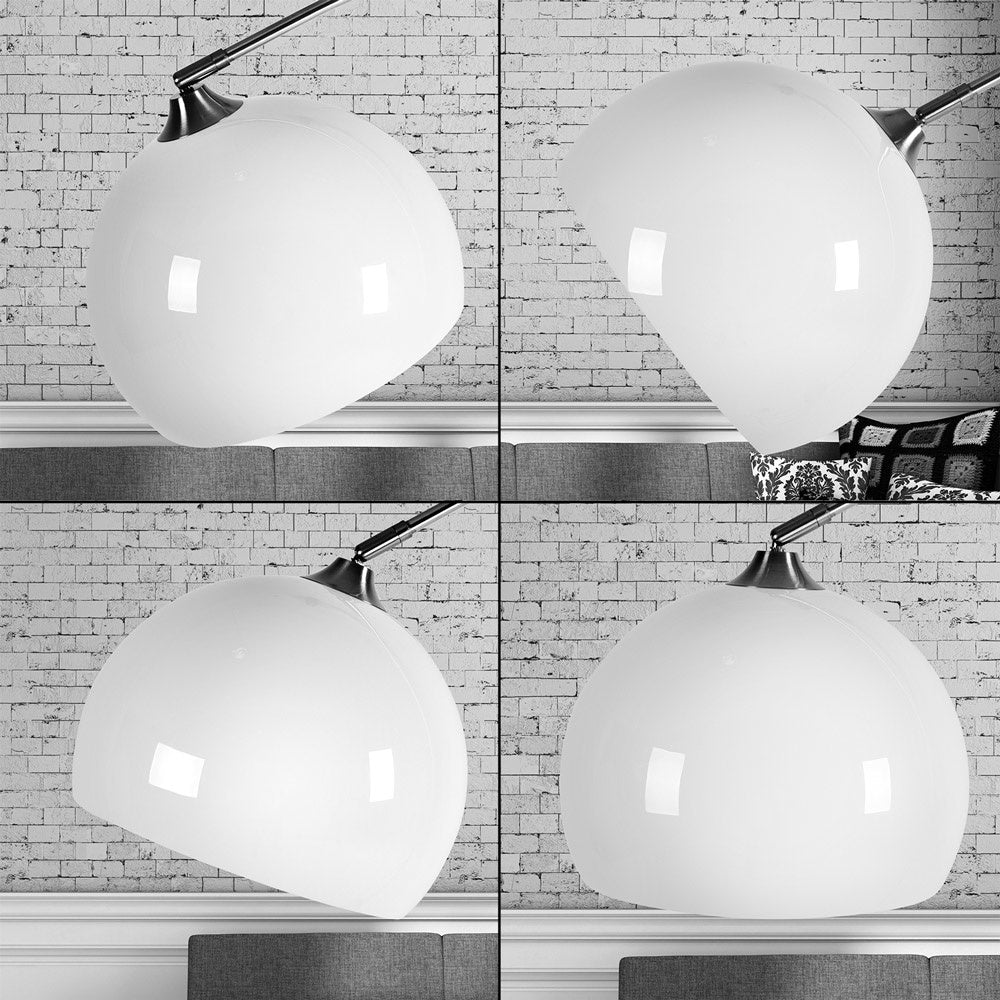 Monzana Staande booglamp 146-220cm verstelbaar met marmeren voet