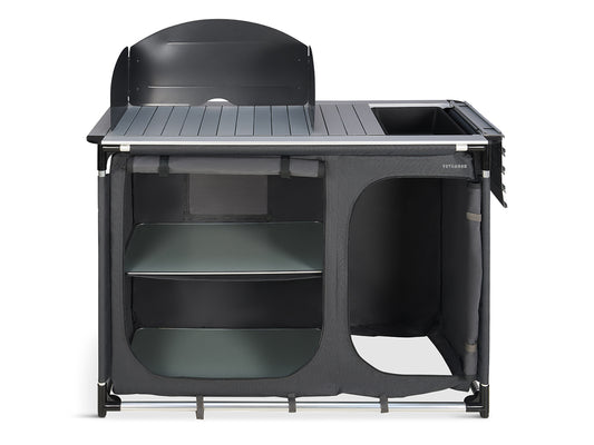 Trvlmore Campingkeuken met Windscherm en Afwasbak - 120 x 120 x 83 cm