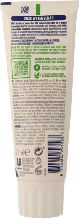 Zendium Classic Tandpasta 75 ml