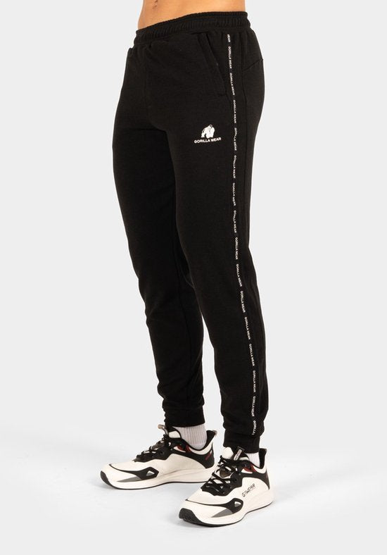 Gorilla Wear Harvey Trainingsbroek - Zwart - 4XL