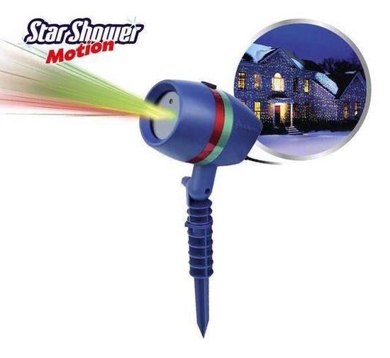 Kerst licht projector - Star Shower Motion (laser projector met bewegende patronen)