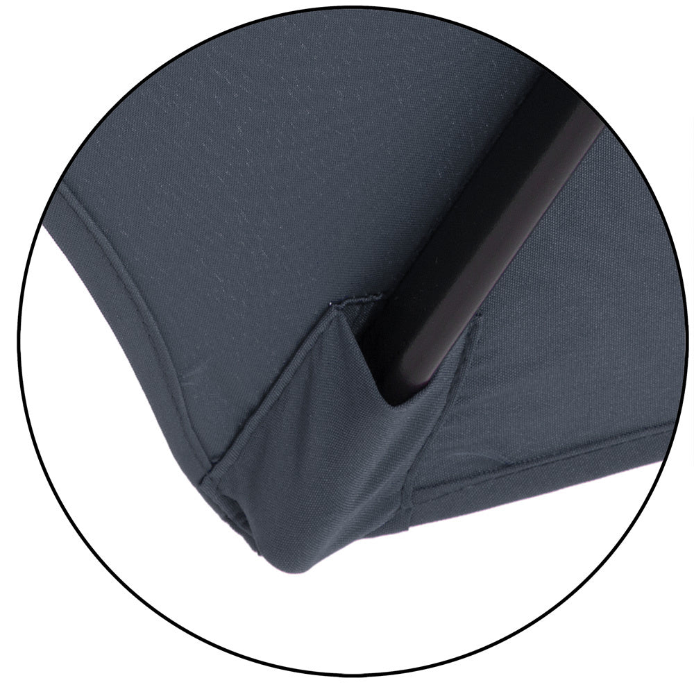 Kingsleeve Parasol - Ø330cm UV-Bescherming 50+ Slinger - Antraciet