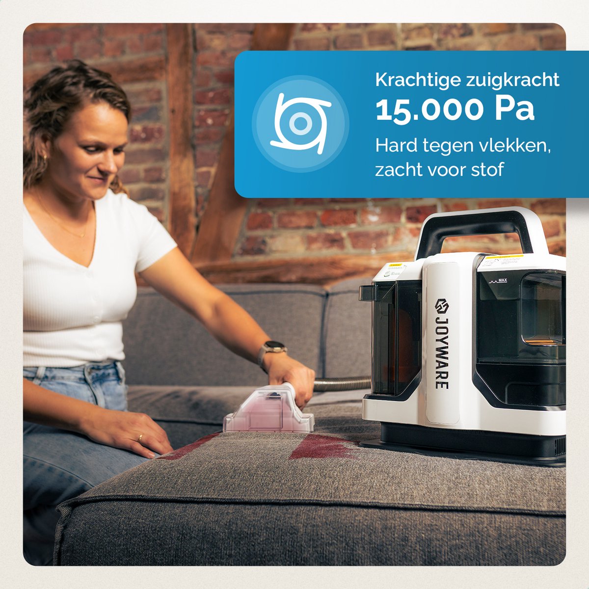 Joyware Vlekkenreiniger - 750W - Draagbaar - 3-delig