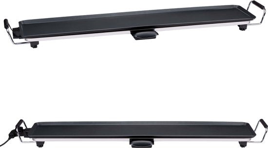 alpina Teppanyaki Grillplaat XXL - 100 x 22 cm - 2000W - Antiaanbaklaag