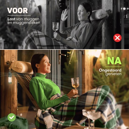 Vulpes Goods® Repeller - 3-in-1 Muggenverjager – Oplaadbare Muggenlamp, Powerbank & Verlichting – Voor Reizen, Camping, Wandelen – Binnen & Buiten – 400LM - Magnetisch - Incl. 10 extra geurpads