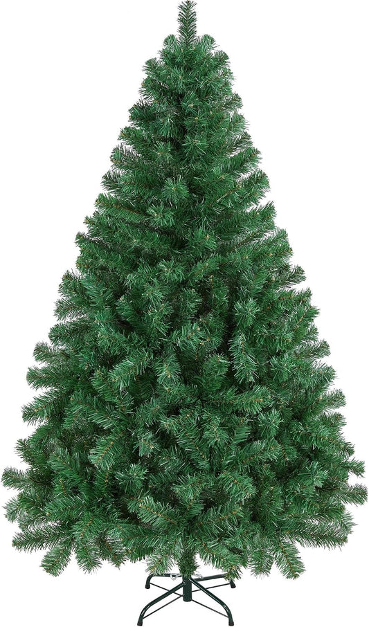 aheetech Kunstkerstboom - 182 x 93 x 93 cm - Groen - 528 Takpunten