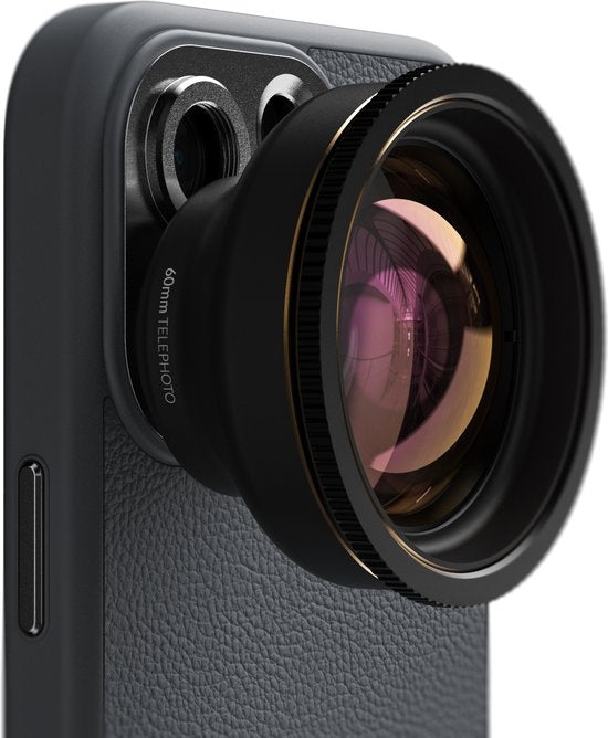 ShiftCam LensUltra 60mm Telephoto - lens voor smartphone - mobiele fotografie - krachtige zoommogelijkheden - optische zoom