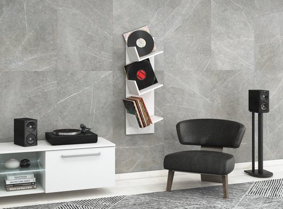 LP vinyl design wandrek wandkast Sulda wit