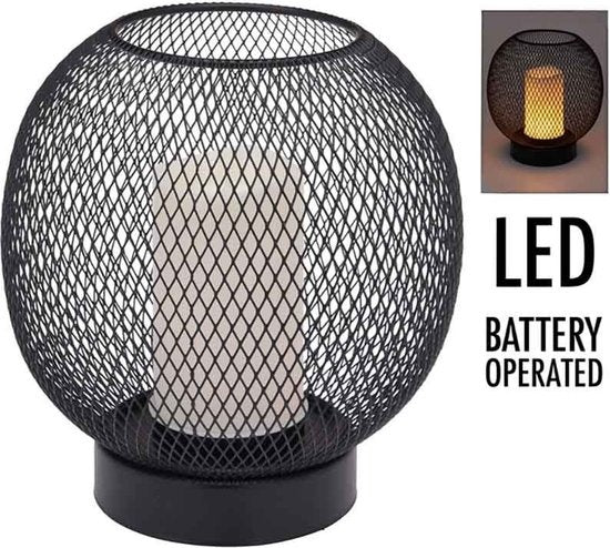 Tafellamp - draad -  19cm - luxe uitvoering