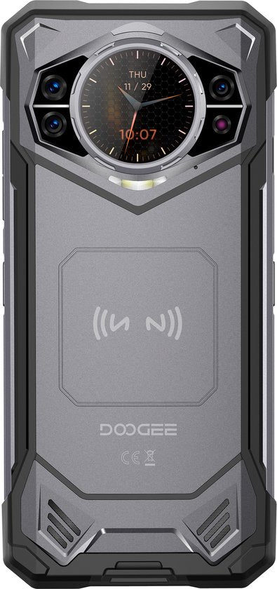 Doogee S200 NL – 6.72inch – Robuuste Smartphone – 12GB+20GB RAM – 256GB ROM – 10100mAh – Android 14.0 – Grijs